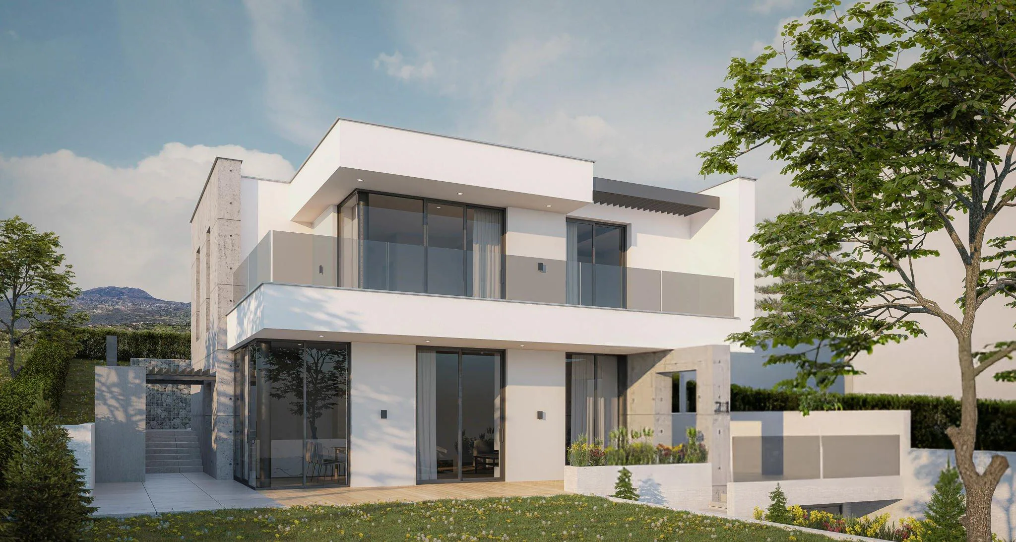Projeto residencial com vidros em Porto Alegre